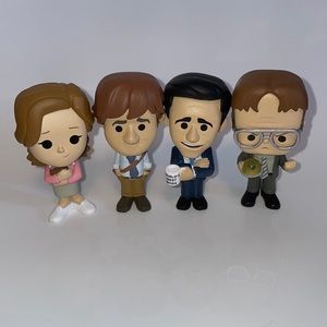 MICHAEL, PAM & DWIGHT BOBBLEHEAD (no Jim)